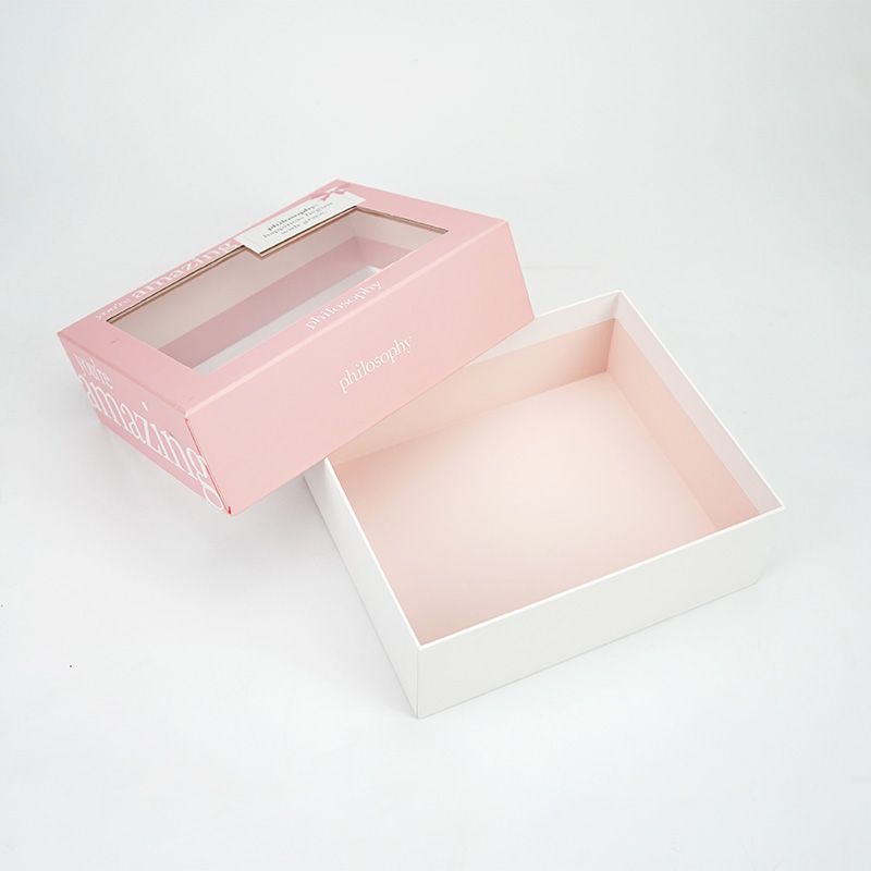 Pink Window Cosmetic Box