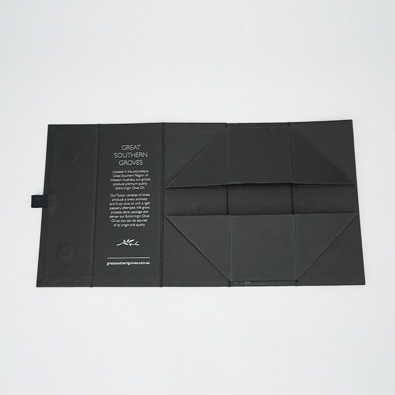 Black Card Folding Box