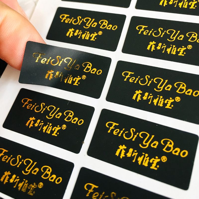 Foil Stamping Stickers on Coated Paper